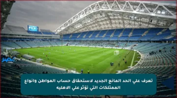 تعرف على الحد المانع الجديد لاستحقاق حساب المواطن وأنواع الممتلكات التي تؤثر على الأهلية